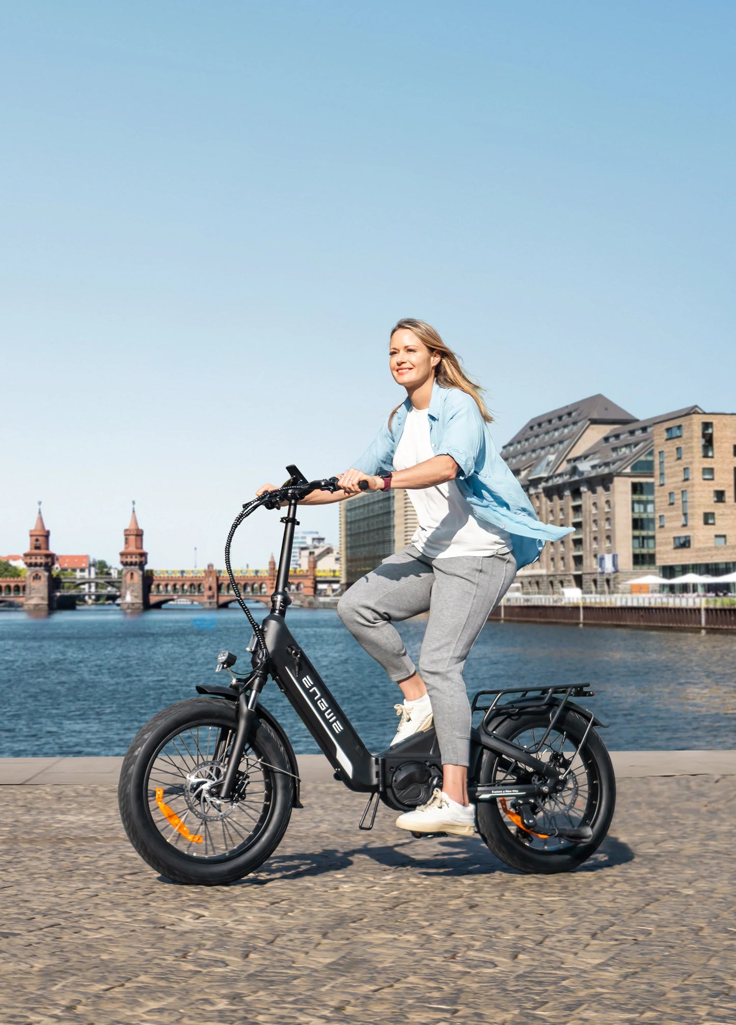 Engwe L20 3.0 Pro 250W 100Nm Mid-Drive Motor Full Suspension Compact Electric Bike