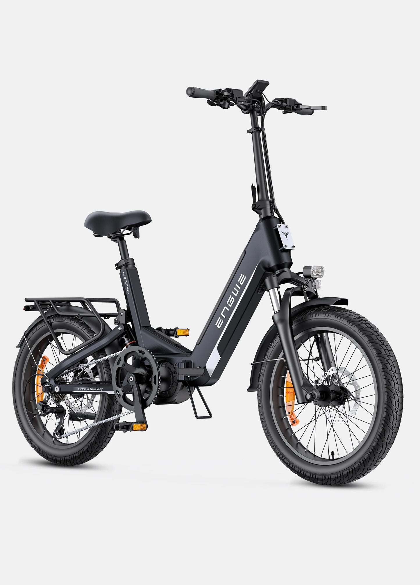 Engwe L20 3.0 Pro 250W 100Nm Mid-Drive Motor Full Suspension Compact Electric Bike