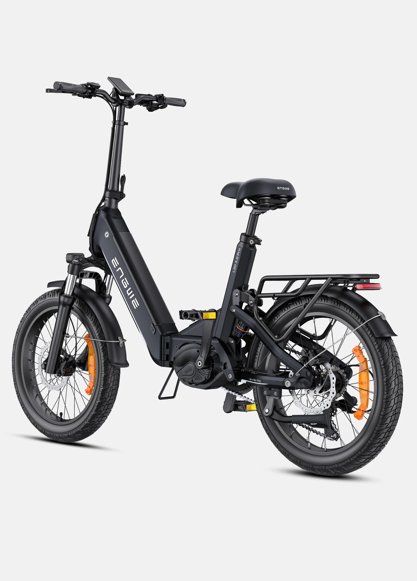 Engwe L20 3.0 Pro 250W 100Nm Mid-Drive Motor Full Suspension Compact Electric Bike