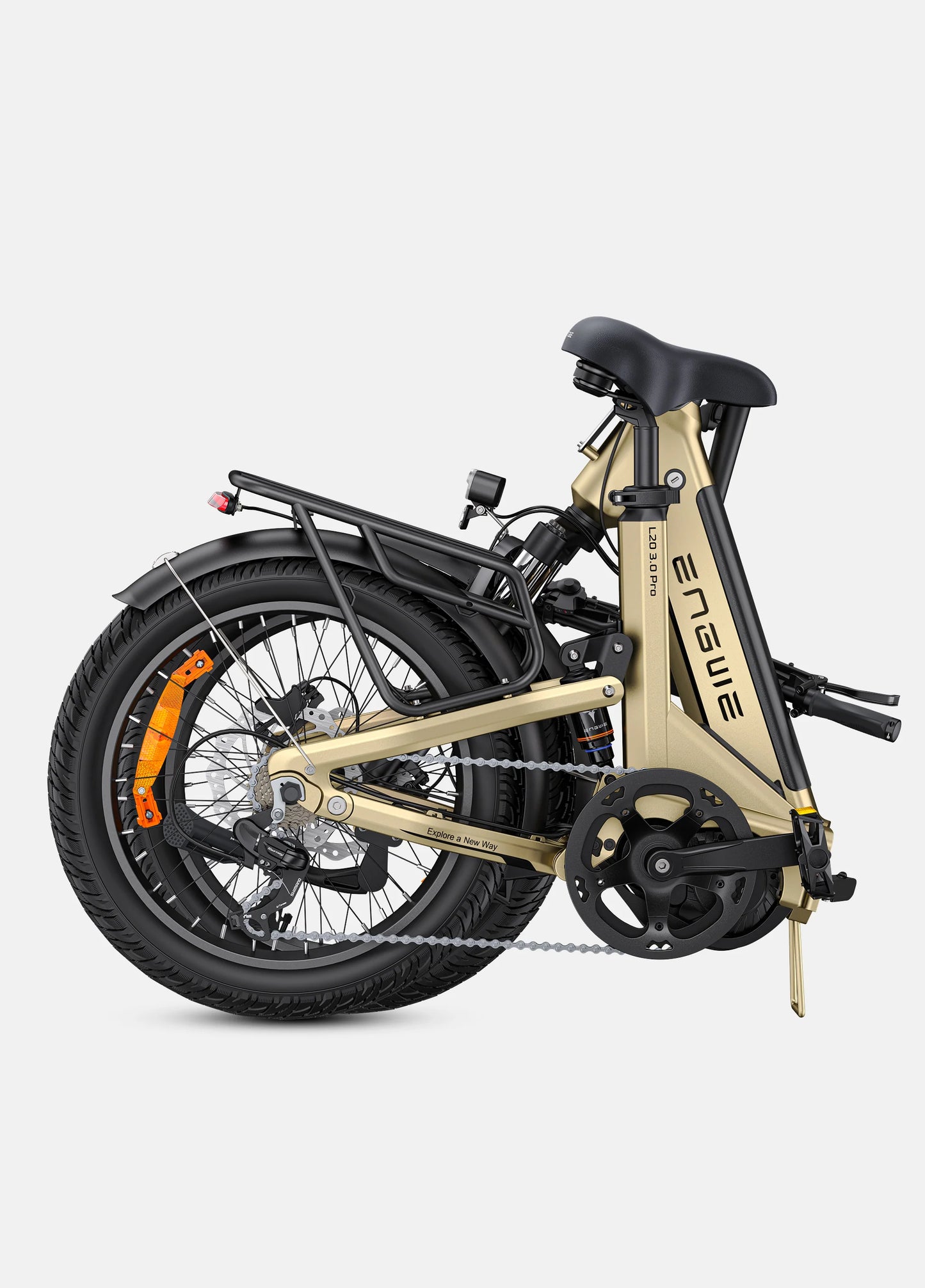 Engwe L20 3.0 Pro 250W 100Nm Mid-Drive Motor Full Suspension Compact Electric Bike