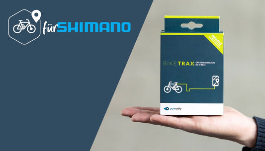 BikeTrax for Shimano E-Bike GPS Tracking , 9-100V