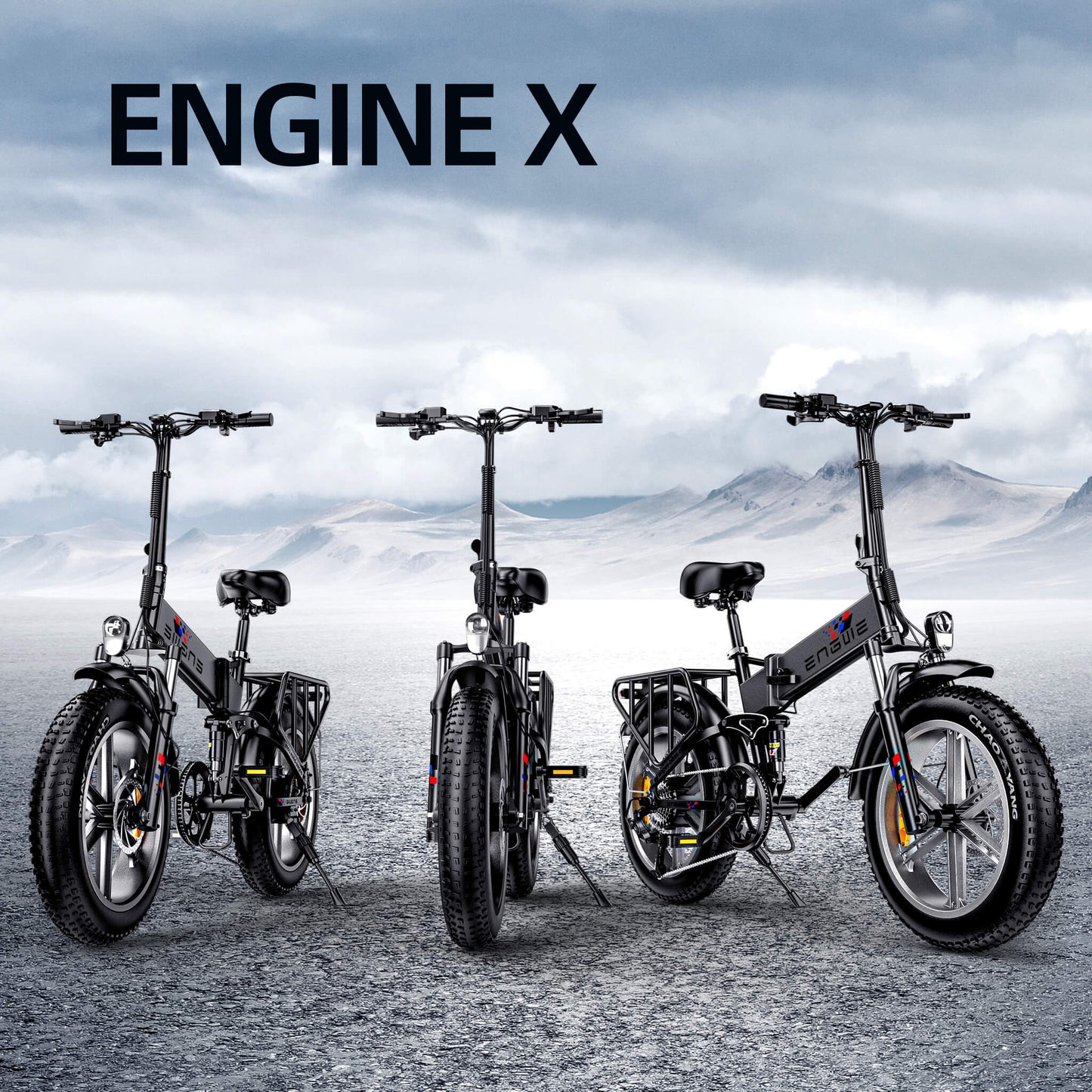ENGWE Engine X 250W 100KM Full Suspension Foldable Electric Bike