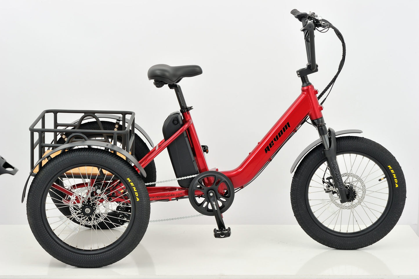 Revom T1 Fat Tyre Electric City and Mountain Trike Electric Bike