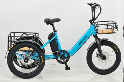 Revom T1 Fat Tyre Electric City and Mountain Trike Electric Bike