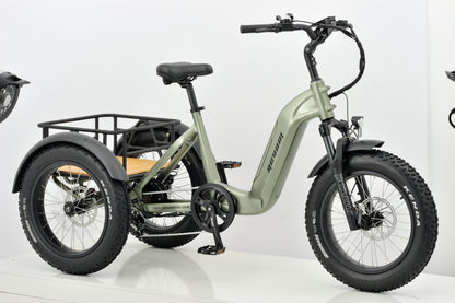 Revom T2 Fat Tyre Electric City and Mountain Trike Electric Bike