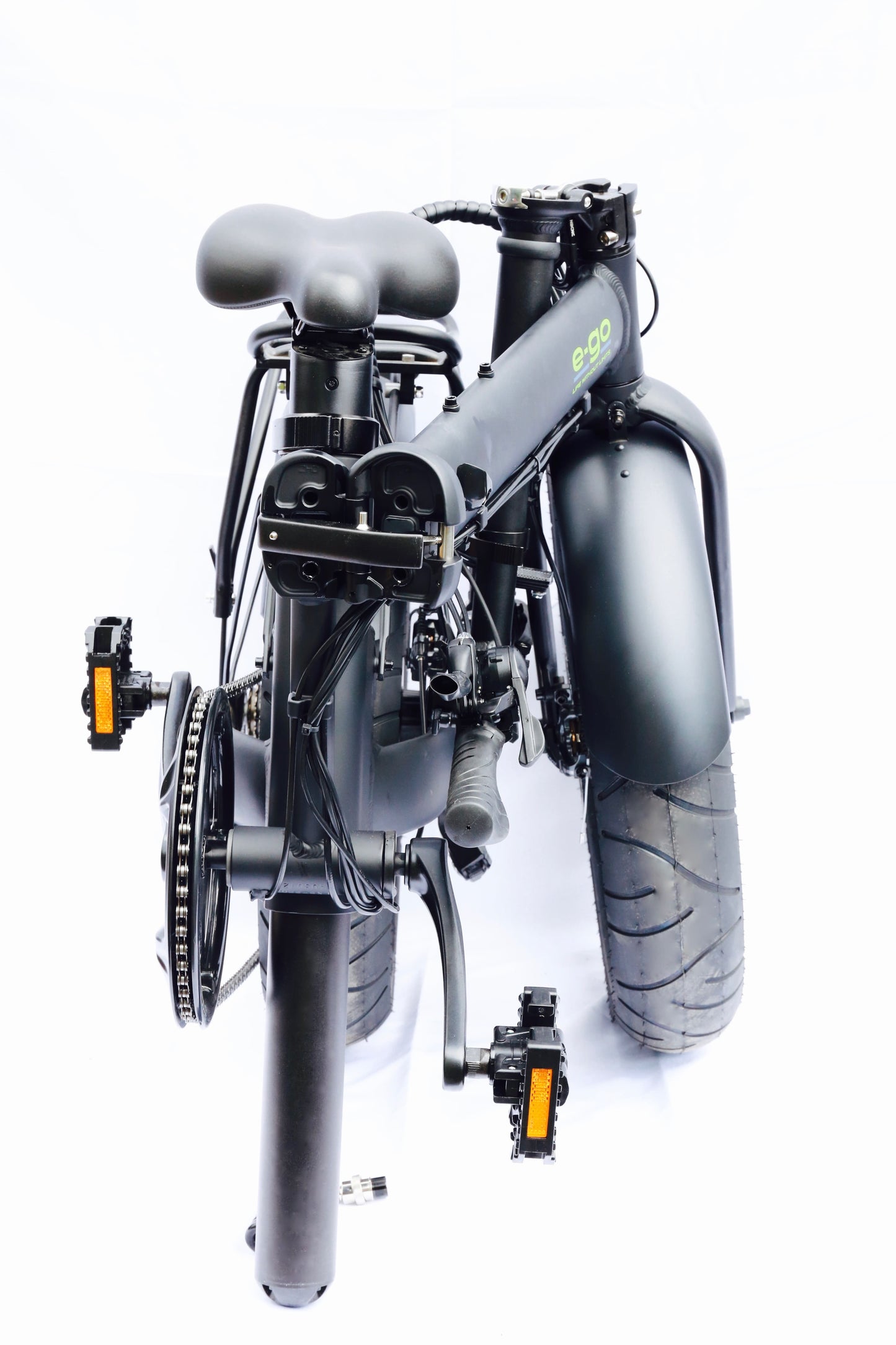 E-Go Max+ Fat Tyre Folding City Urban Electric Bike 250w