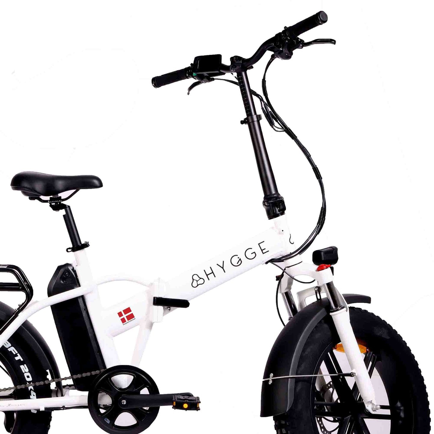 Hygge Vester 250W White Foldable All Terrain & City Electric Bike