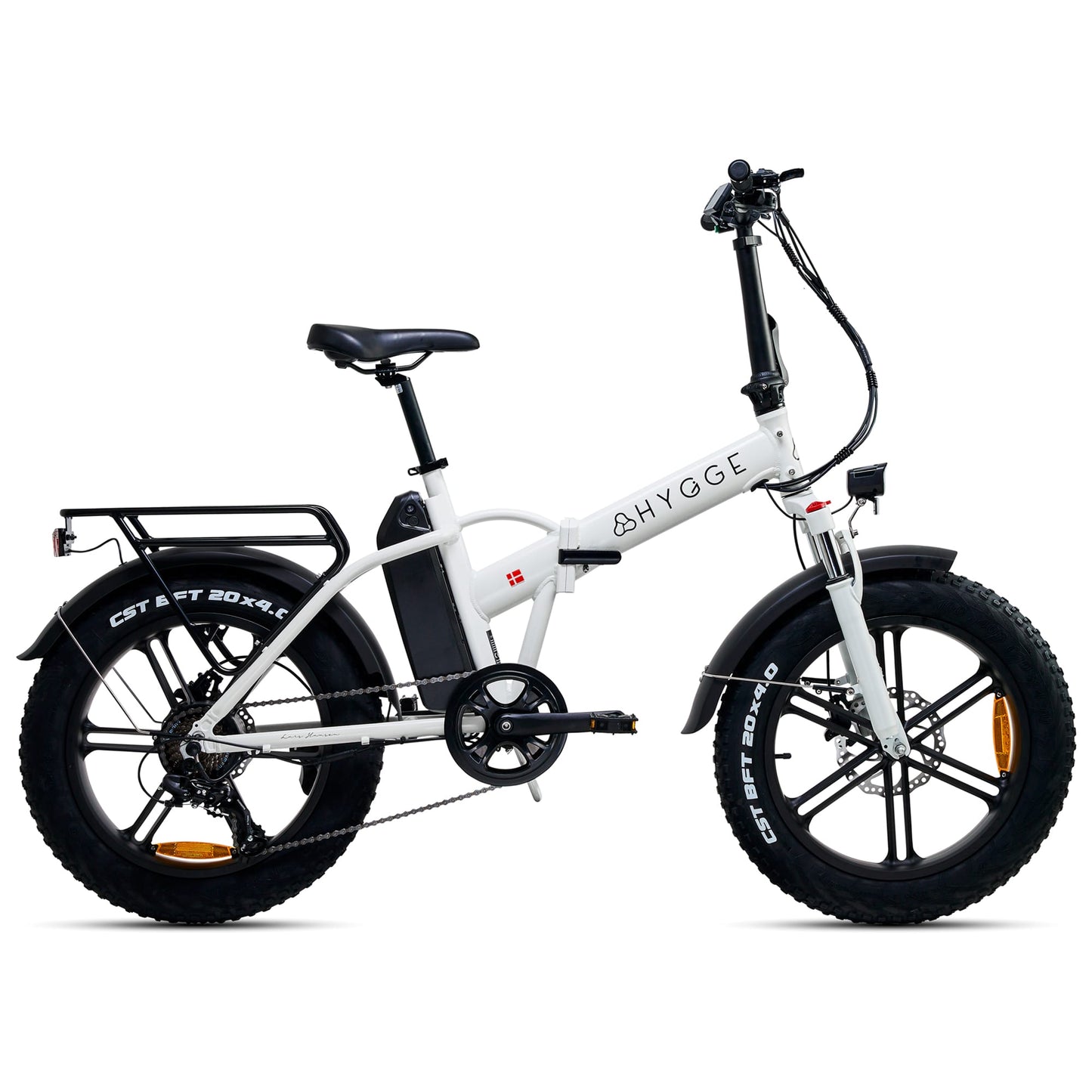 Hygge Vester 250W White Foldable All Terrain & City Electric Bike