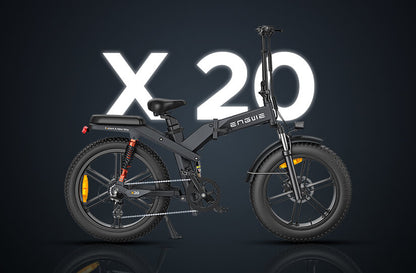 ENGWE X20 1000W 150KM Triple Suspension Foldable Electric Bike
