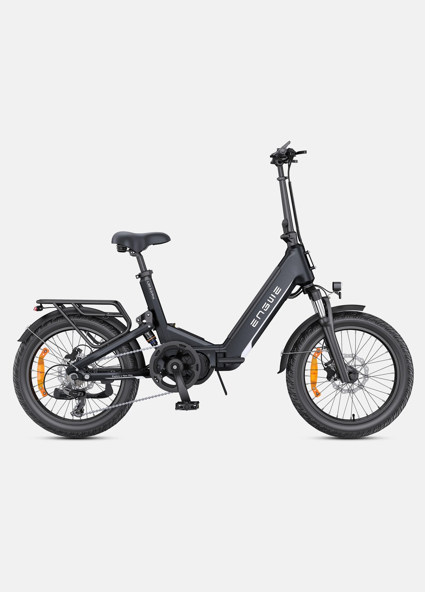Engwe L20 3.0 Pro 250W 100Nm Mid-Drive Motor Full Suspension Compact Electric Bike