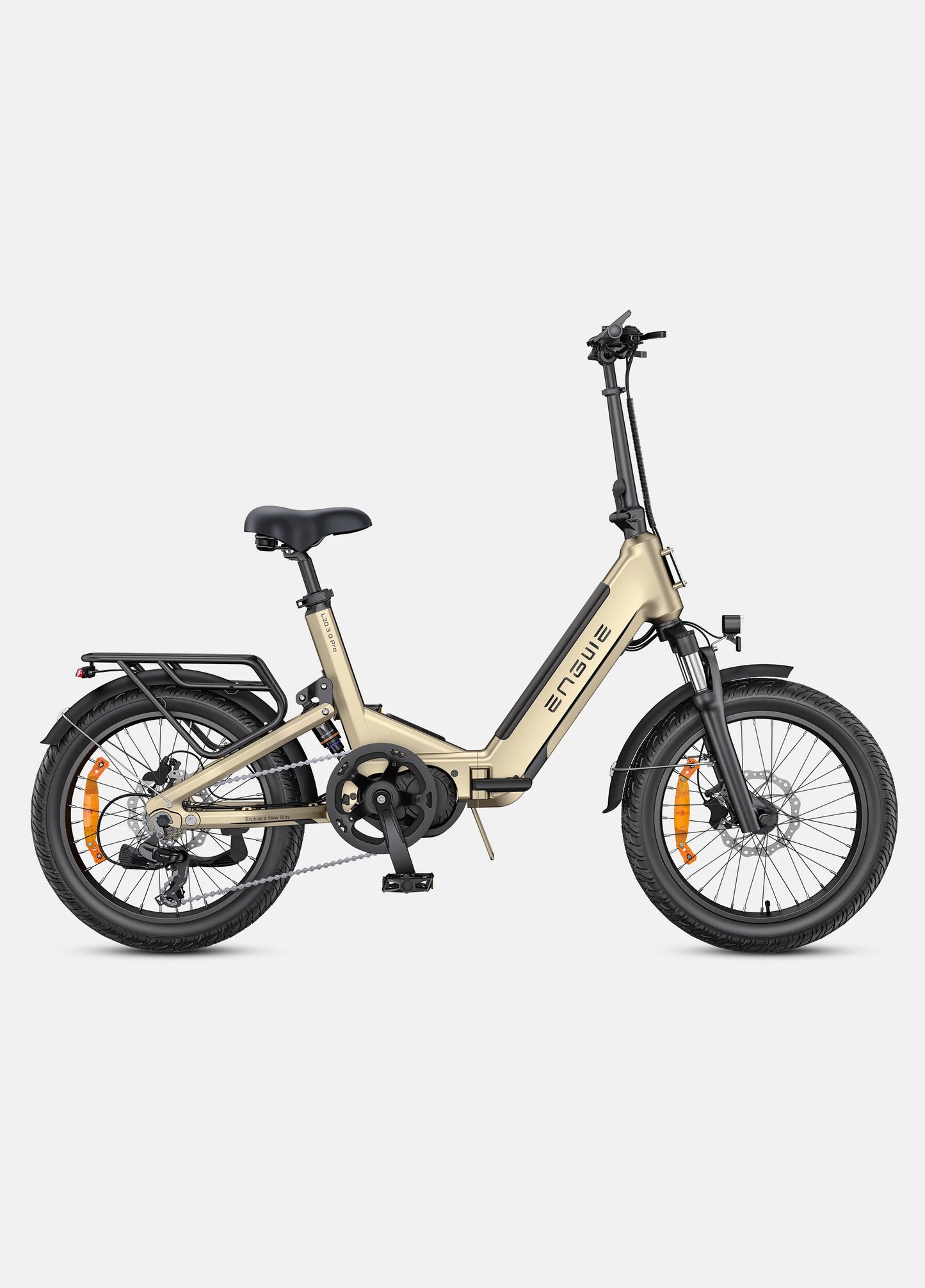 Engwe L20 3.0 Pro 250W 100Nm Mid-Drive Motor Full Suspension Compact Electric Bike