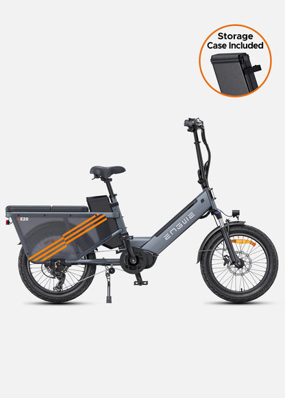 ENGWE LE20 250W Mid-drive Torque Sensor Step-Thru Cargo Electric Bike