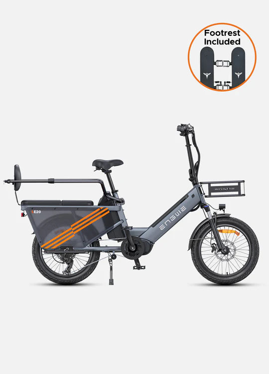 ENGWE LE20 250W Mid-drive Torque Sensor Step-Thru Cargo Electric Bike