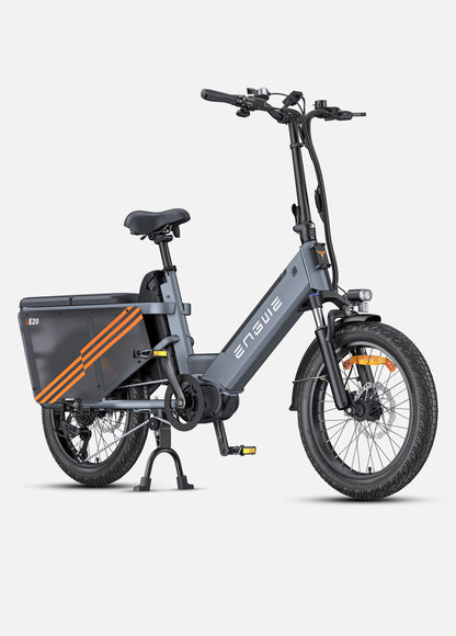 ENGWE LE20 250W Mid-drive Torque Sensor Step-Thru Cargo Electric Bike