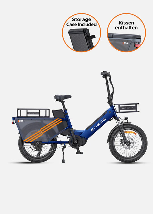 ENGWE LE20 250W Mid-drive Torque Sensor Step-Thru Cargo Electric Bike