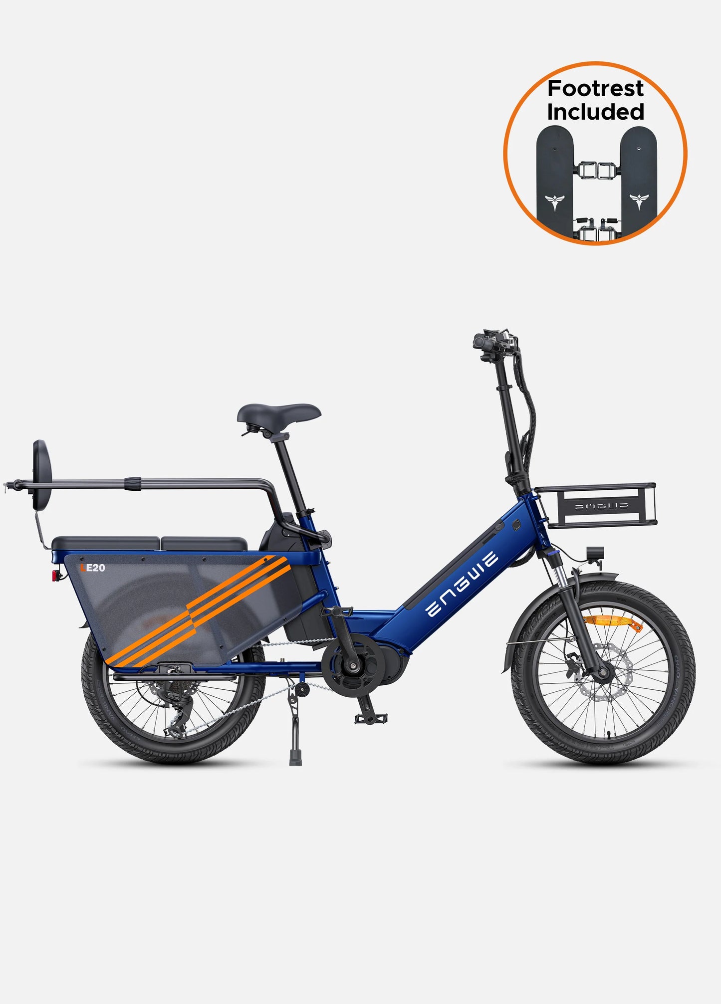 ENGWE LE20 250W Mid-drive Torque Sensor Step-Thru Cargo Electric Bike