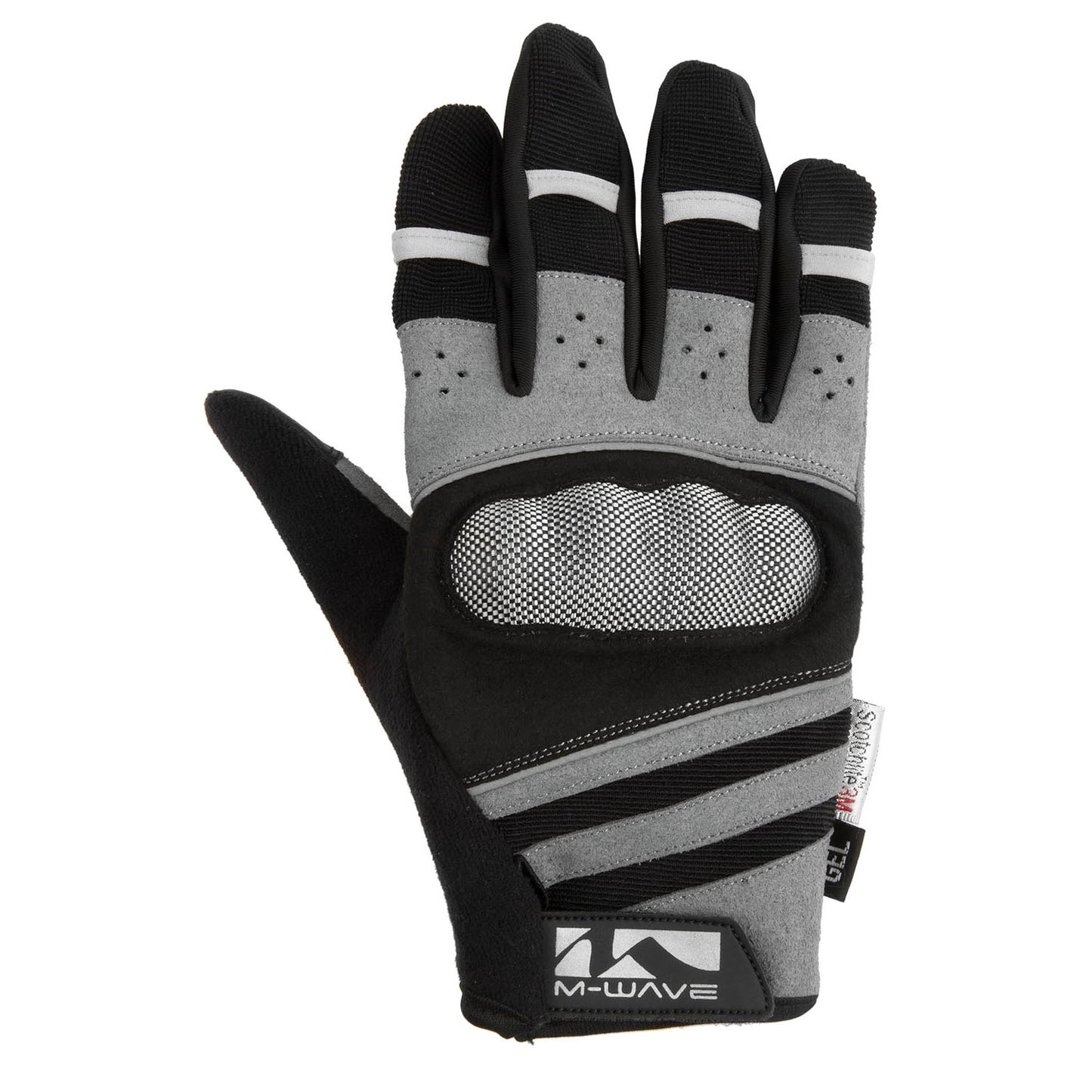 M-WAVE Protect HD Full Finger Cycling Gloves – Gel Padding