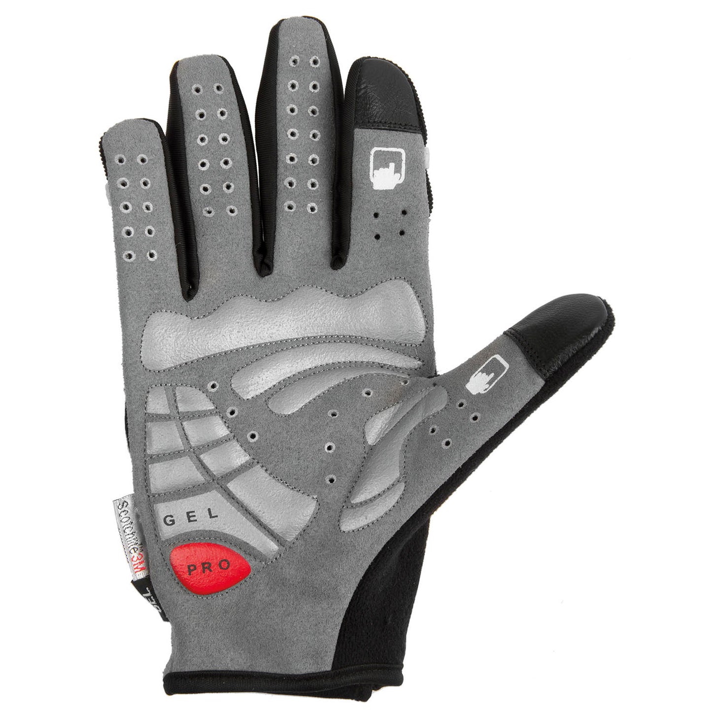 M-WAVE Protect HD Full Finger Cycling Gloves – Gel Padding