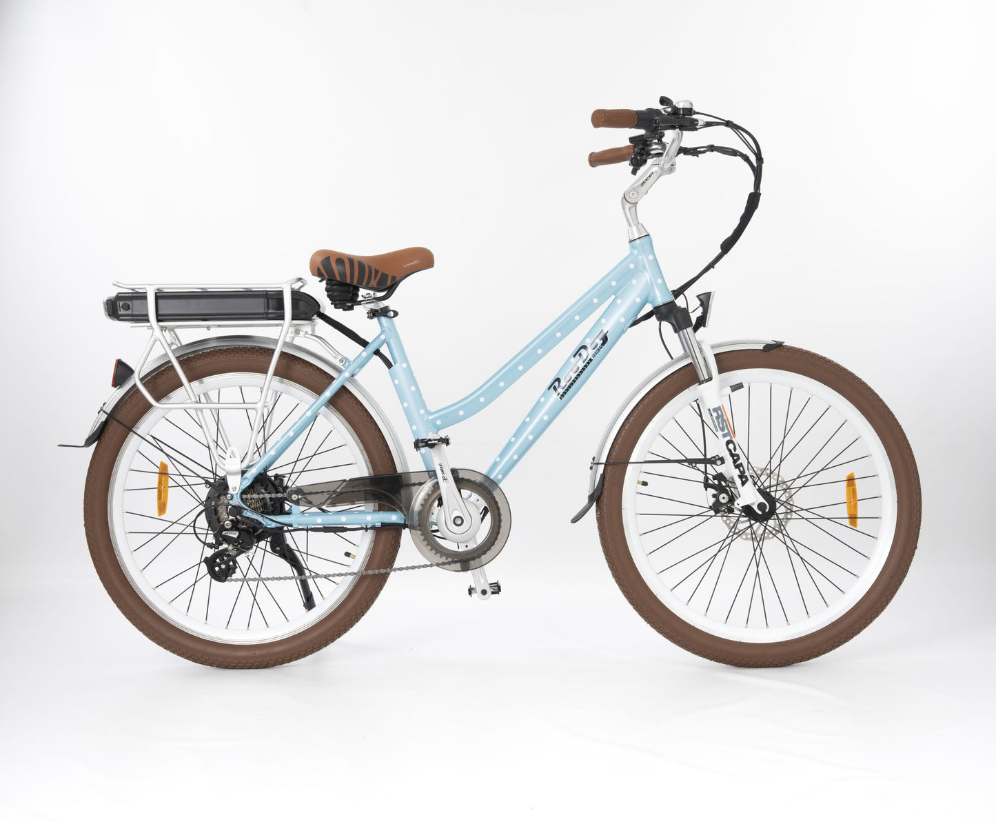 RooDog Polka Dot City Step Through Commuting 250W 36V Electric Bike