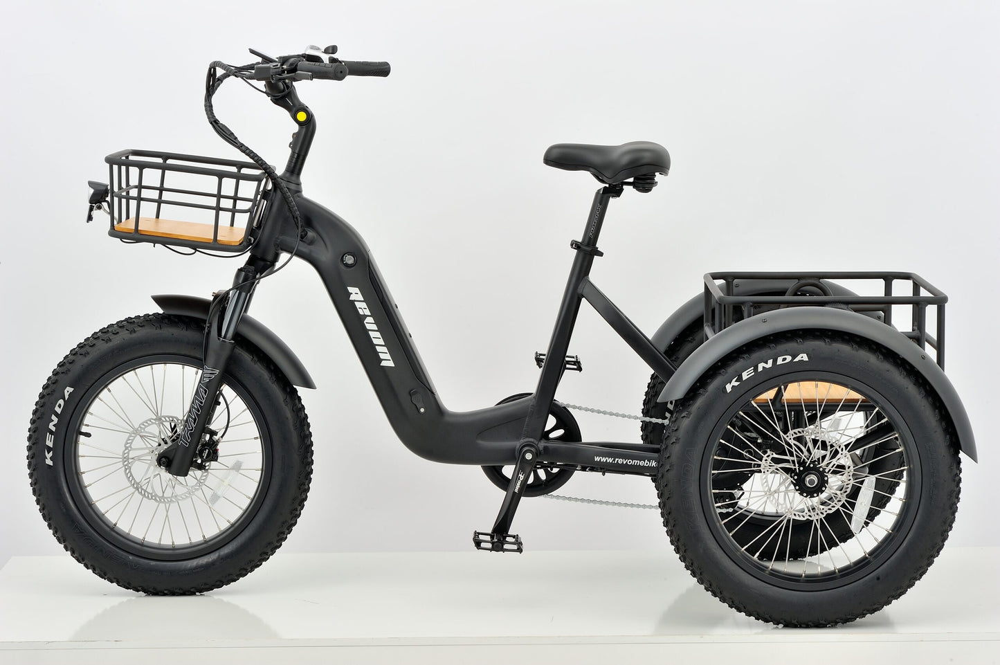 Revom T2 Fat Tyre Electric City and Mountain Trike Electric Bike