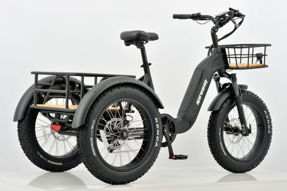 Revom T2 Fat Tyre Electric City and Mountain Trike Electric Bike