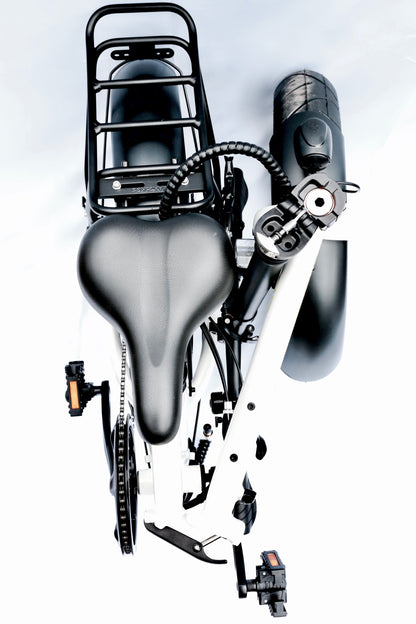 E-Go Max+ Fat Tyre Folding City Urban Electric Bike 250w