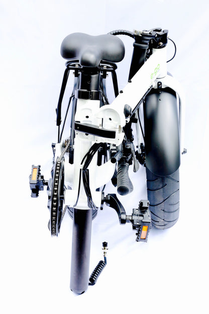 E-Go Max+ Fat Tyre Folding City Urban Electric Bike 250w
