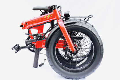 E-Go Max+ Fat Tyre Folding City Urban Electric Bike 250w
