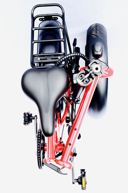 E-Go Max+ Fat Tyre Folding City Urban Electric Bike 250w