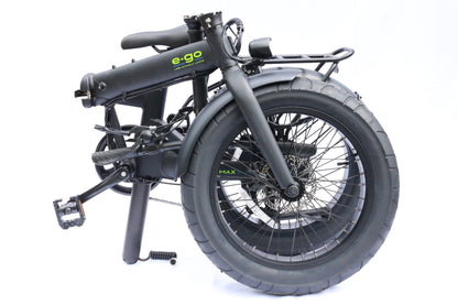 E-Go Max+ Fat Tyre Folding City Urban Electric Bike 250w
