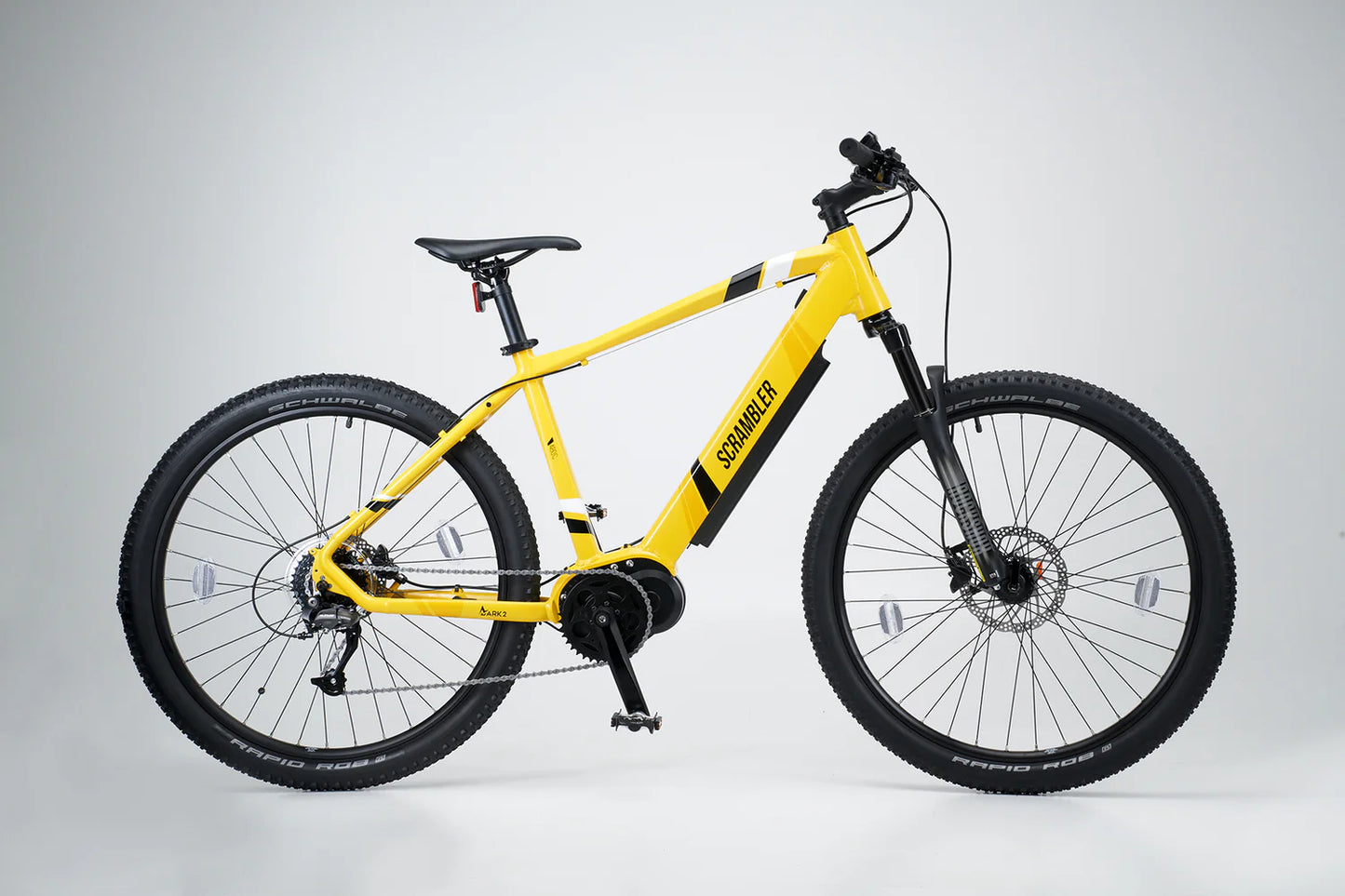 Mark2 Scrambler CL Yellow eMTB 90Nm torque Rockshox air suspension Commute Mountain Electric Bike