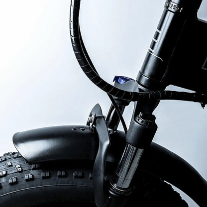 E-Movement Panther v4.2 (Black) Fat Tyre Folding Electric Bike 250W | 500W