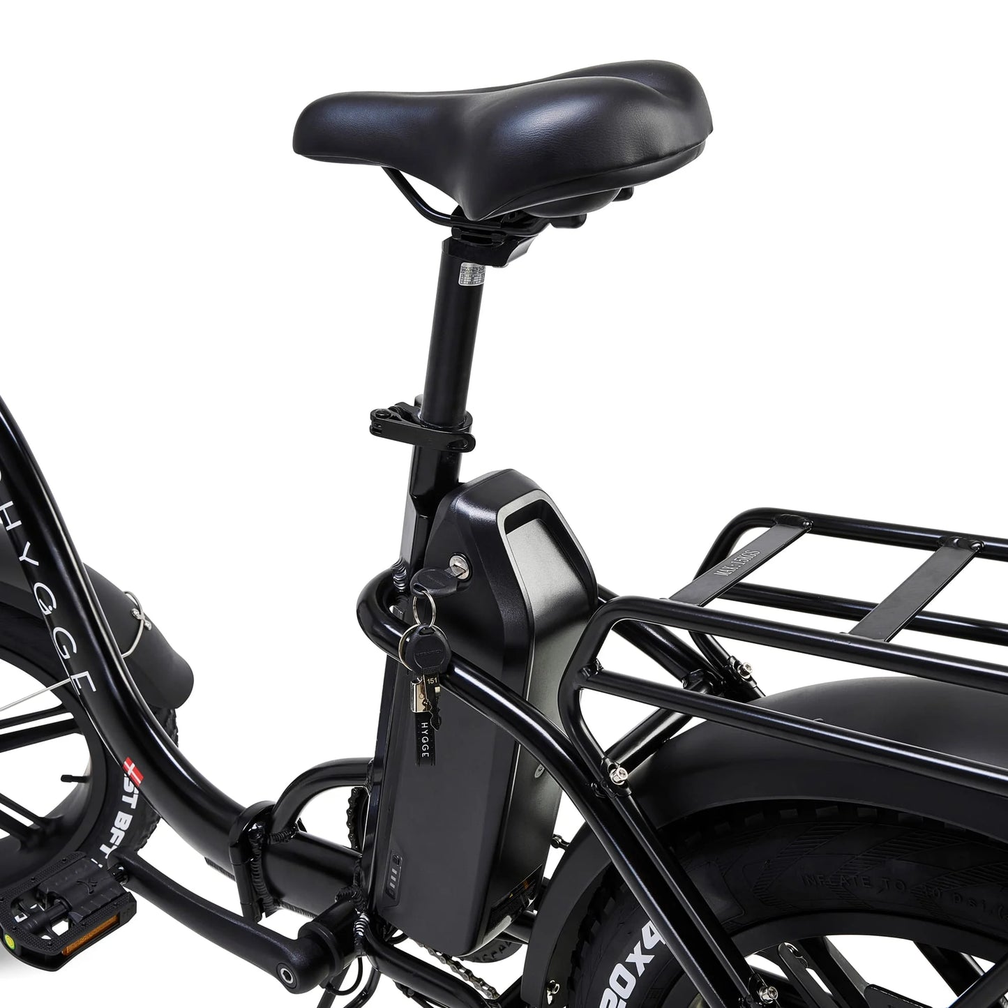 Hygge Vester 250W Step Through Black Foldable All Terrain & City Electric Bike