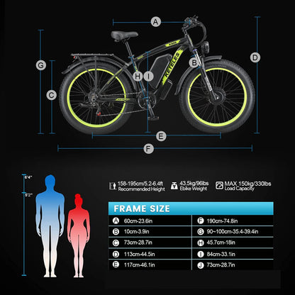 KETELES K800 Dual 2000W Electric Bike