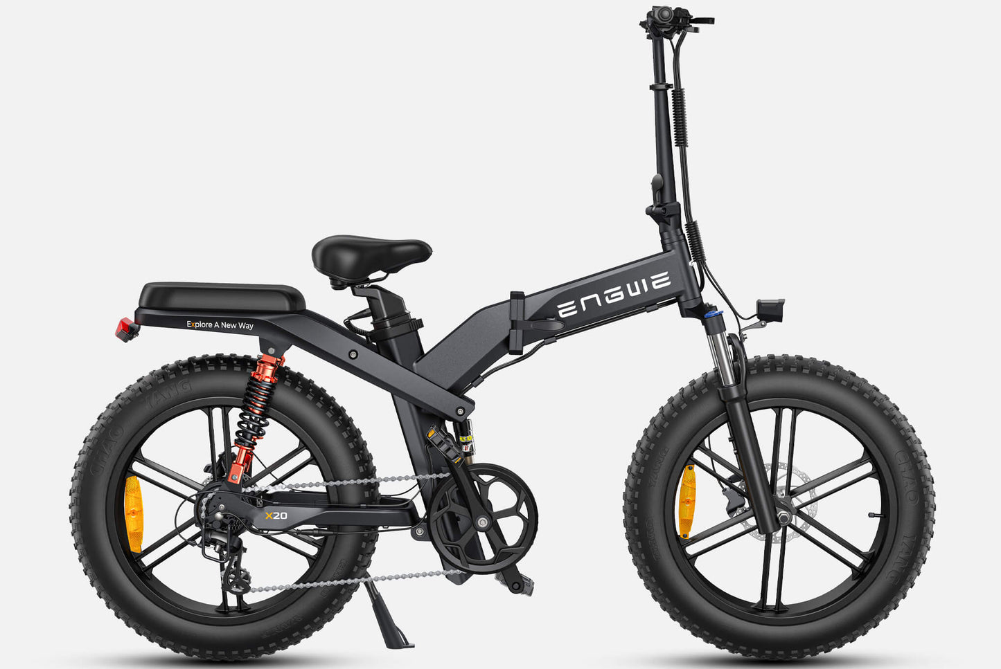 ENGWE X20 1000W 150KM Triple Suspension Foldable Electric Bike