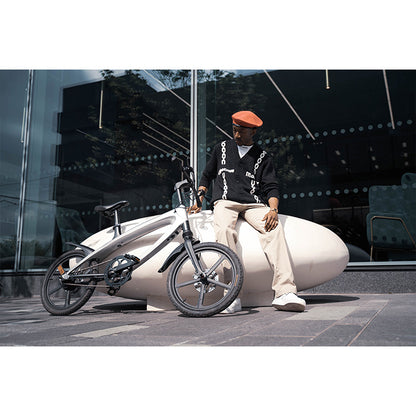 Cruzaa Gunmetal Grey E-Bike with Built-in Speakers & Bluetooth