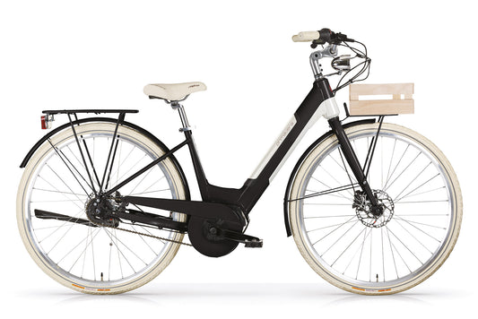 MBM E-Primavera Step Through Hybrid City Commuting Electric Bike – Black