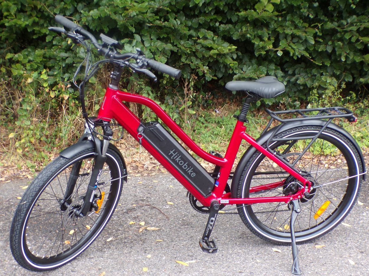 Hikobike NZ Pulse 250W Bafang Hub Drive LG 48V 500Wh or 624Wh All Terrian Commuting Electric Bike Red