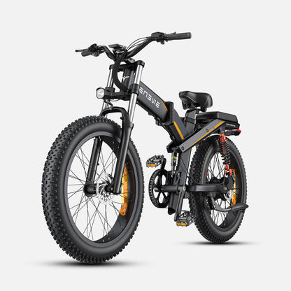 ENGWE X24 1000W 150KM Triple Suspension Foldable Electric Bike